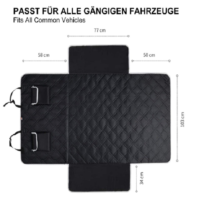 Auto-Haustierdecke, Kofferraumschutzdecke für Haustiere, Auto-Hundematte