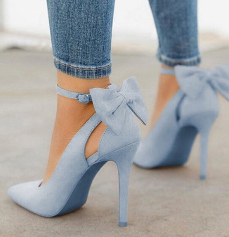 High Heels mit Schleife