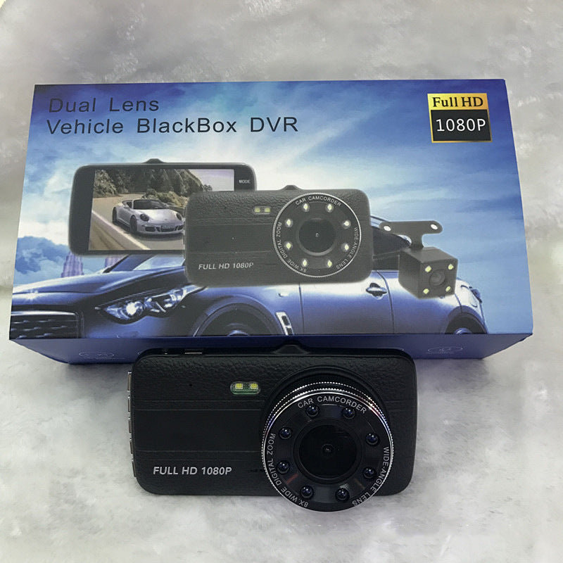 Trendy Hd Night Vision Driving Motion Detection Front And Rear Record