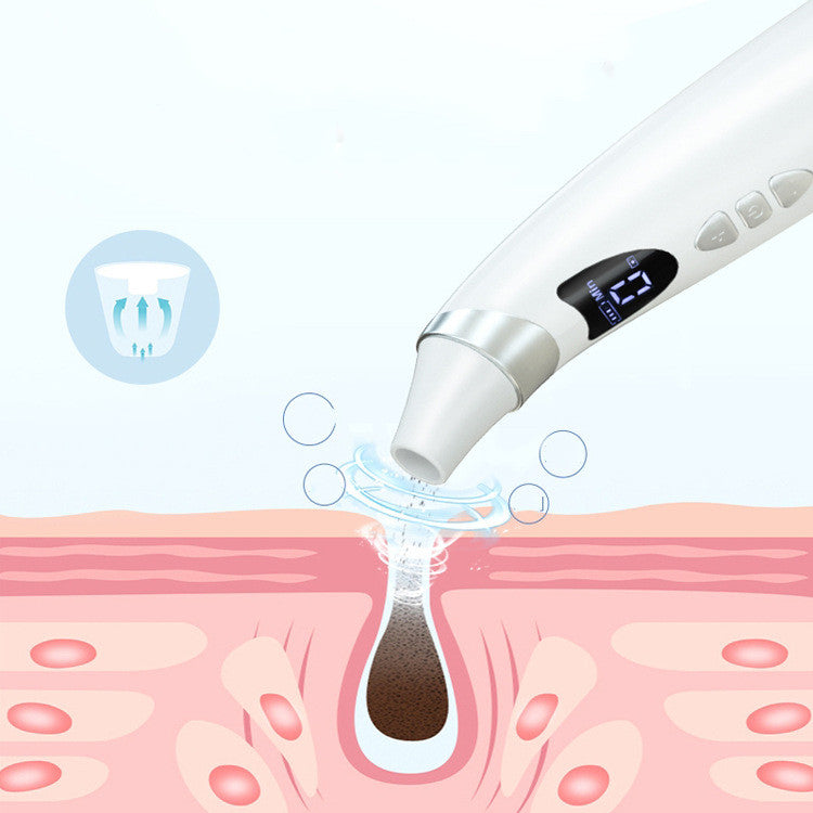Instrument d'aspiration électrique de points noirs, nettoyant de pores ménager pour l'équipement de soin de la peau, outil de soin de la peau
