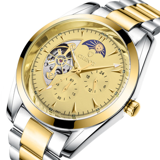 Trendy Men'S Business Mechanical Watches for Everyday Living