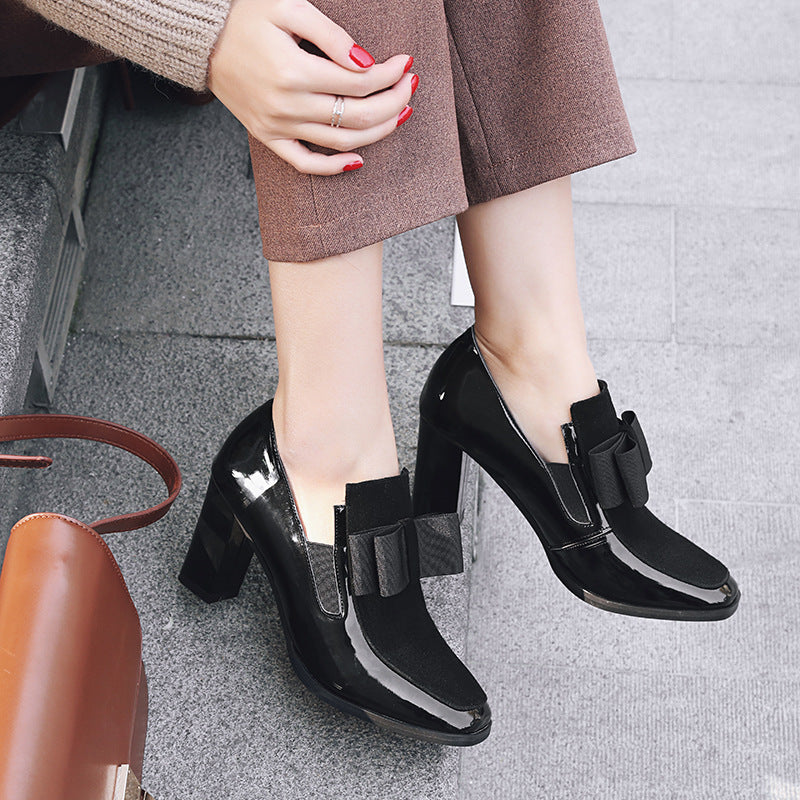 Chaussures à talons épais pour femme, nouvelles chaussures de printemps, grandes tailles 40 à 43