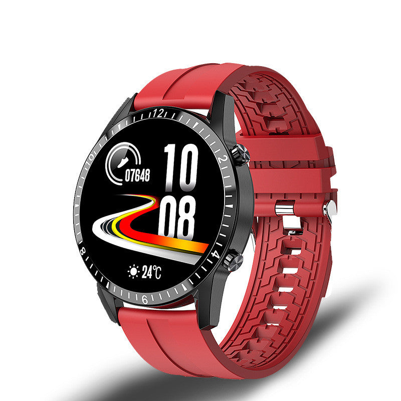 Multifunktionale Smartwatch Bluetooth-Anruf Schrittzähler Blutdruck- und Herzfrequenzerkennung Wasserdichte Uhr
