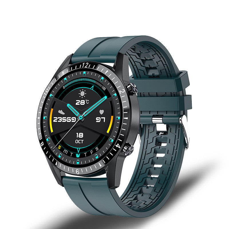 Multifunktionale Smartwatch Bluetooth-Anruf Schrittzähler Blutdruck- und Herzfrequenzerkennung Wasserdichte Uhr