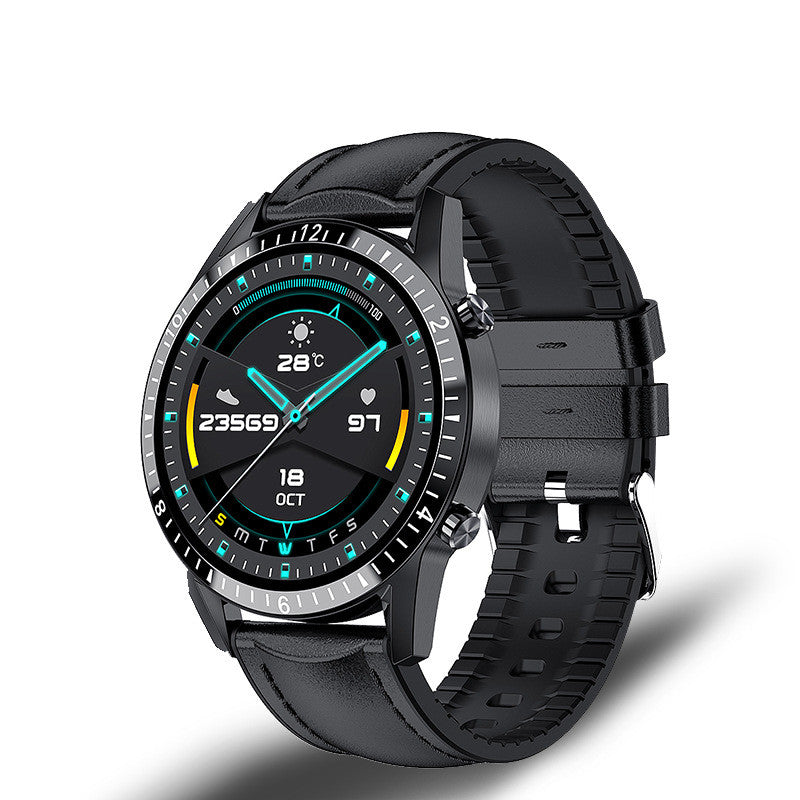 Multifunktionale Smartwatch Bluetooth-Anruf Schrittzähler Blutdruck- und Herzfrequenzerkennung Wasserdichte Uhr