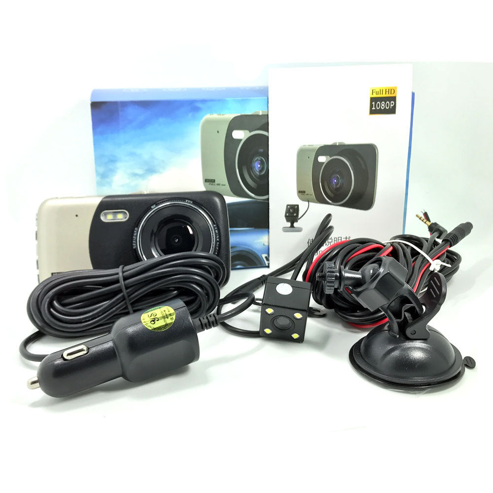 4-Zoll L55 Dual-Linsen-Dashcam, Auto HD Nachtsicht 1080P Jerry 5601, Rückfahrbild IPS