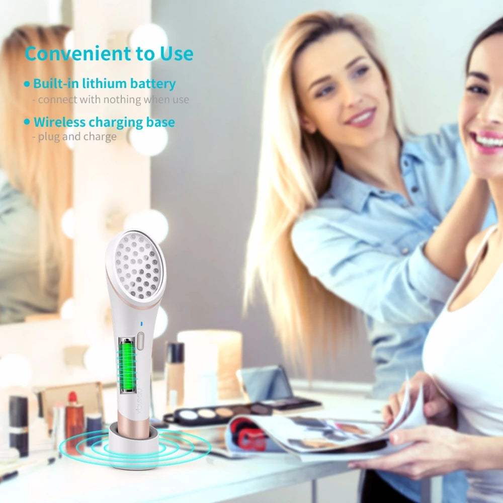 Akne-Lichttherapie Xpreen Kabelloses, wiederaufladbares Aknebehandlungsgerät Akne-Clear-Eraser mit blauem und rotem Licht