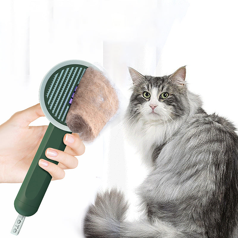 Peigne pour animaux de compagnie 2-en-1 durable et fonctionnel Hoopet Détecteur de mousse de chat UVC Lampe de détection Épilation de chien Brosse pour chat Outils de toilettage