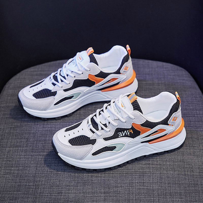 Forrest Gump Schuhe Damen Freizeit Sportschuhe Damen Koreanische Version All-Match Daddy Atmungsaktive Mesh Schuhe Damen