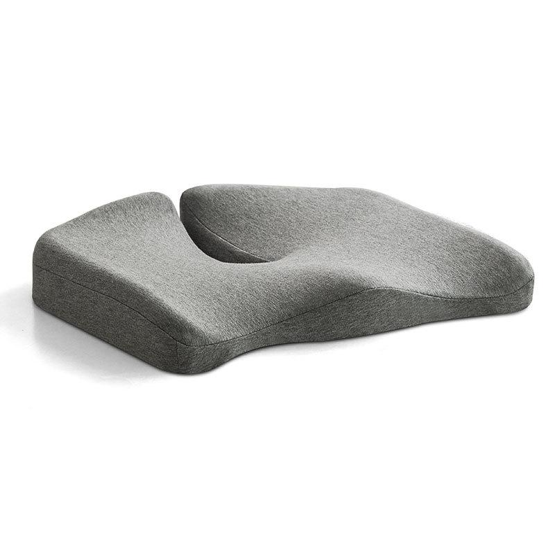 Coussin de siège de décompression et oreiller lombaire de soutien dorsal en tissu respirant antidérapant et résistant à l'usure pour chaise de bureau