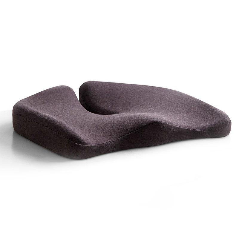 Coussin de siège de décompression et oreiller lombaire de soutien dorsal en tissu respirant antidérapant et résistant à l'usure pour chaise de bureau