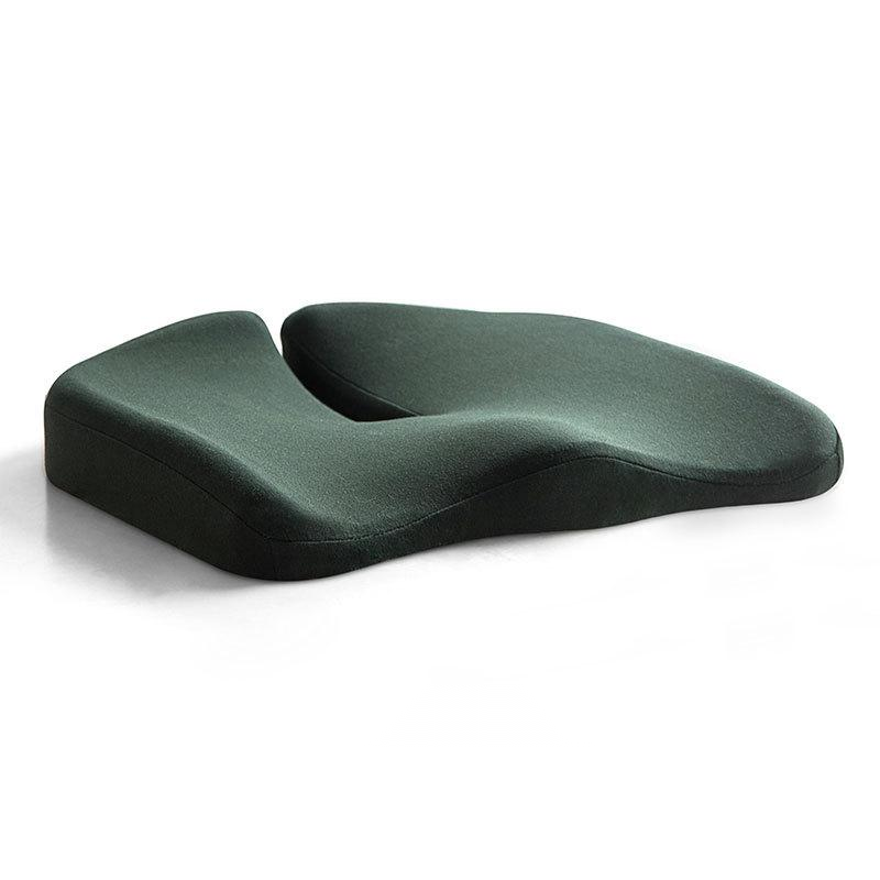 Coussin de siège de décompression et oreiller lombaire de soutien dorsal en tissu respirant antidérapant et résistant à l'usure pour chaise de bureau