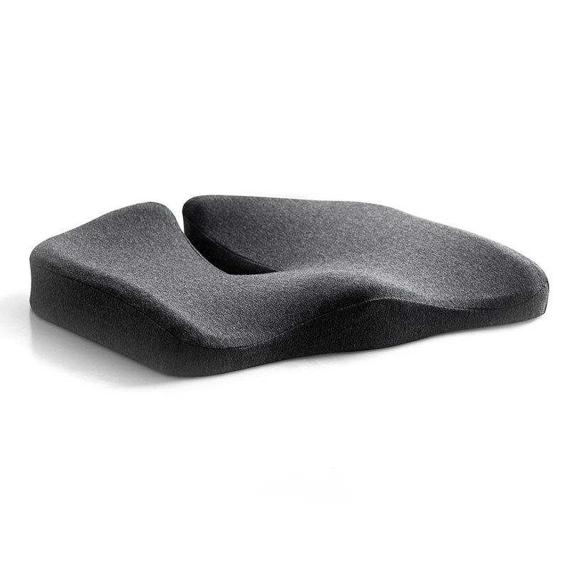 Coussin de siège de décompression et oreiller lombaire de soutien dorsal en tissu respirant antidérapant et résistant à l'usure pour chaise de bureau