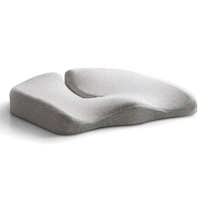 Coussin de siège de décompression et oreiller lombaire de soutien dorsal en tissu respirant antidérapant et résistant à l'usure pour chaise de bureau