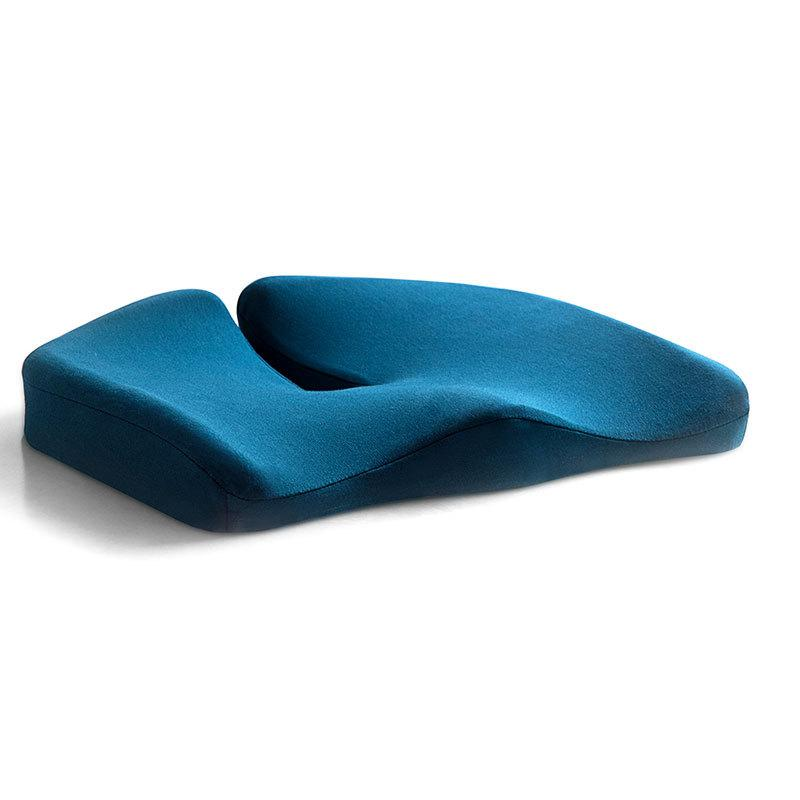 Coussin de siège de décompression et oreiller lombaire de soutien dorsal en tissu respirant antidérapant et résistant à l'usure pour chaise de bureau
