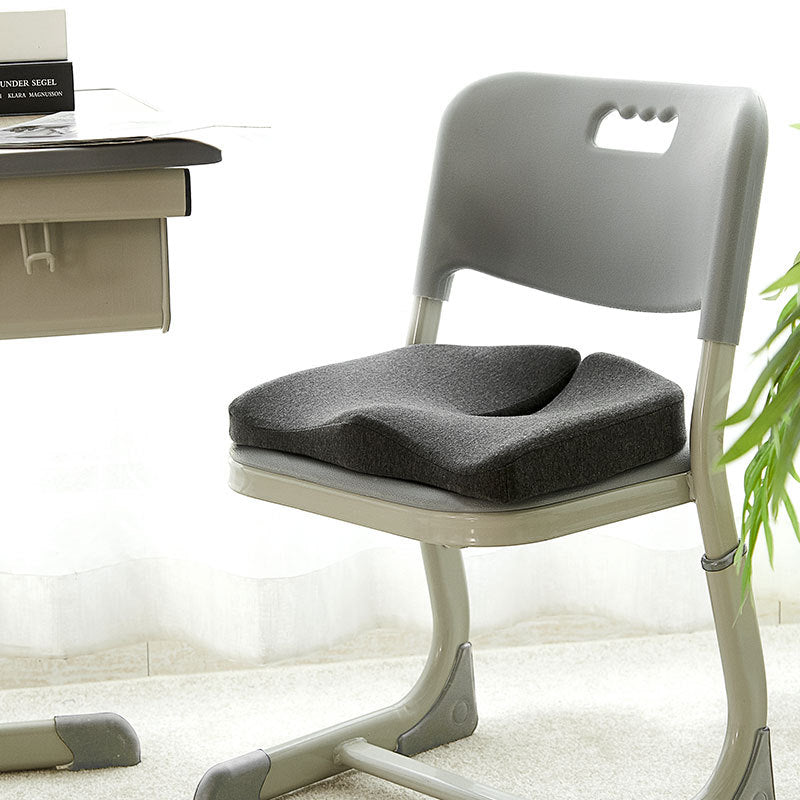Coussin de siège de décompression et oreiller lombaire de soutien dorsal en tissu respirant antidérapant et résistant à l'usure pour chaise de bureau