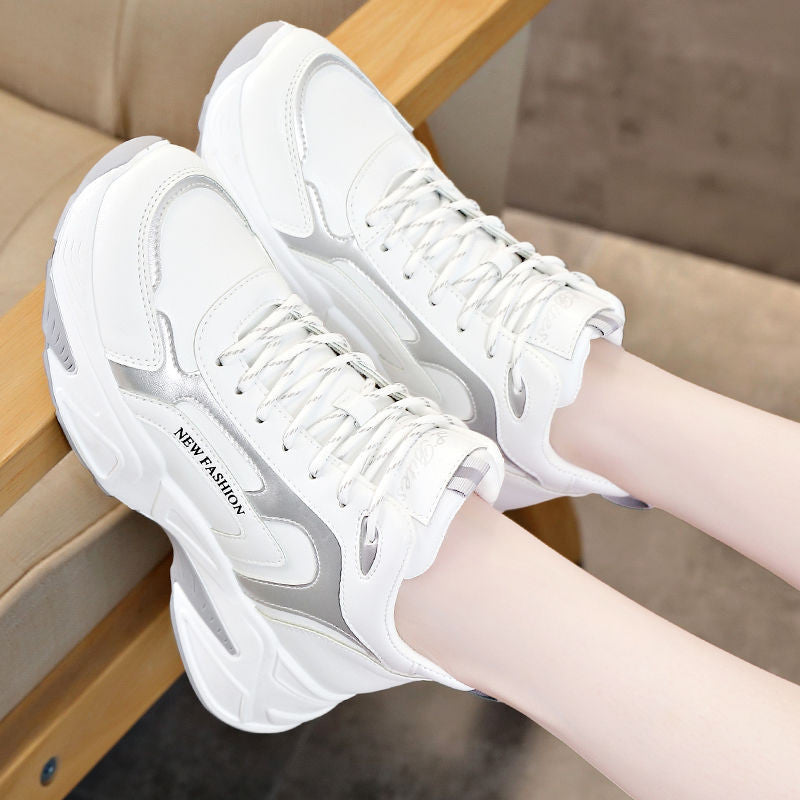 Chaussures de sport coréennes polyvalentes pour femmes en coton