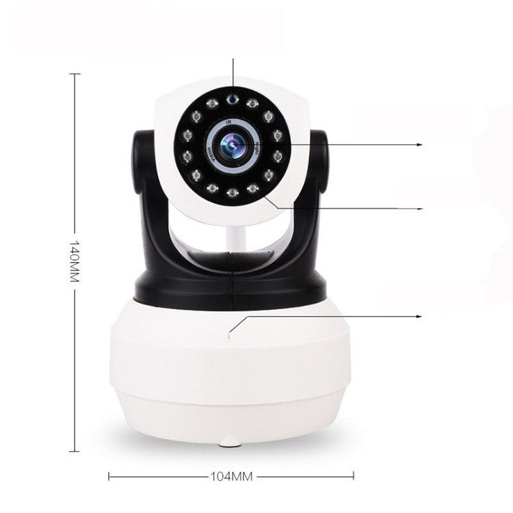 Moniteur Bébé Domestique sans Fil à 360 Degrés, Caméra Panoramique WiFi Inclinable et Panoramique