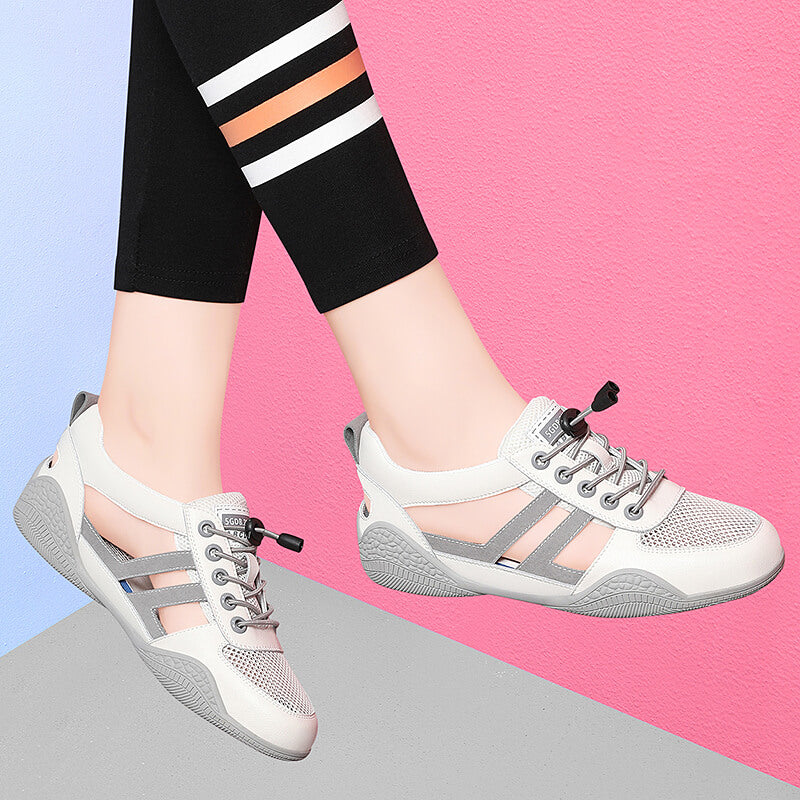 Leather Women Shoes New Popular Single Shoes Summer