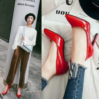 Comfortable Single Shoes Simple Pointed Stiletto Women for Daily Wear