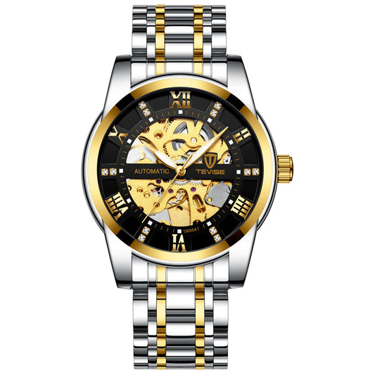 Trendy Men''S Fashion Watch Fashion Automatic Mechanical Watch Hollow