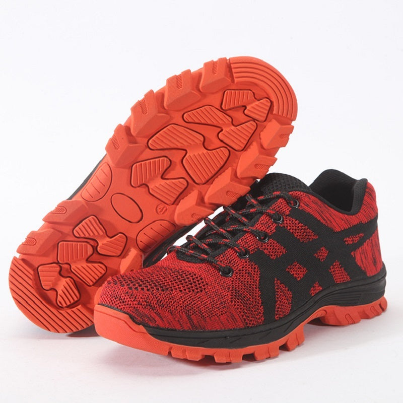 Chaussures de sécurité de travail, baskets indestructibles à embout en acier anti-perforation