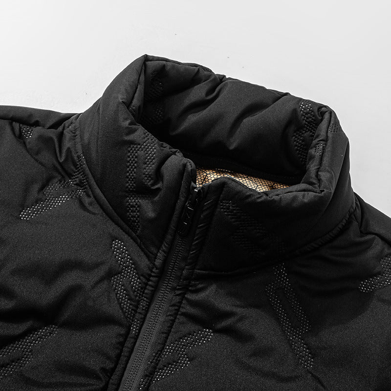 Nouveau Manteau en Coton au design Graphène, Veste Polaire Chaude et Épaisse pour l'Hiver, Vêtements Décontractés Tendance pour Hommes