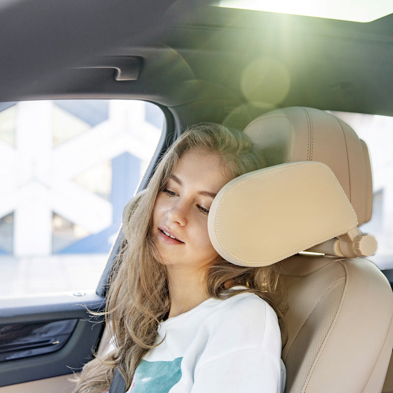 Oreiller de tête de siège auto Repose-tête de voyage Solution de soutien pour oreiller cervical pour enfants et adultes Coussin d'appuie-tête de siège auto Oreiller de voiture