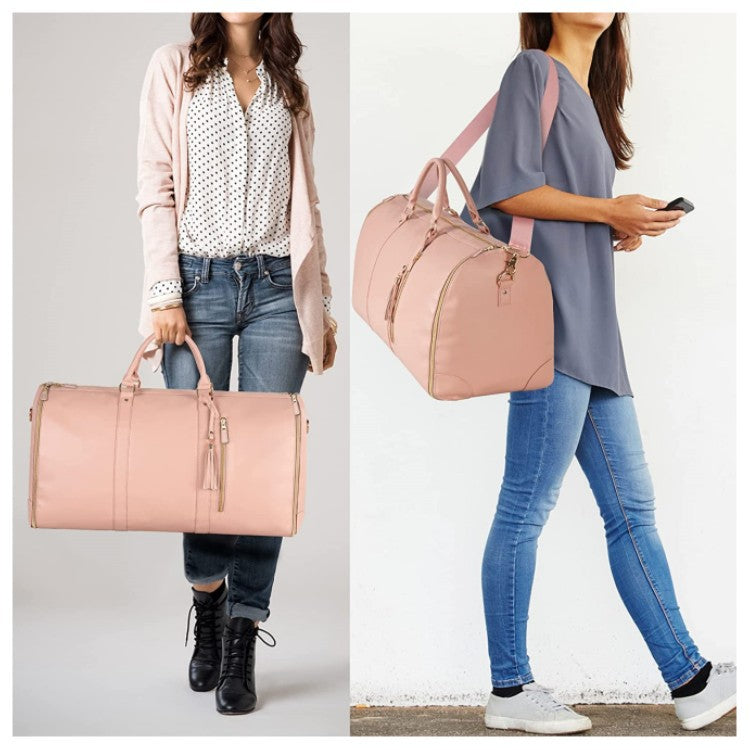 Sac de voyage grande capacité pour femme Sac à main Sac de costume pliant Sacs fourre-tout étanches pour vêtements