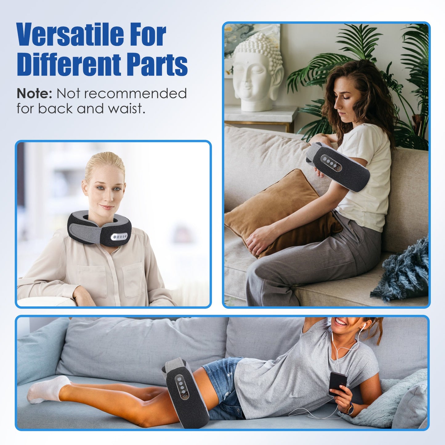 Heated Neck Comfort Pillow – Relaxing Support for Home, Office & Travel