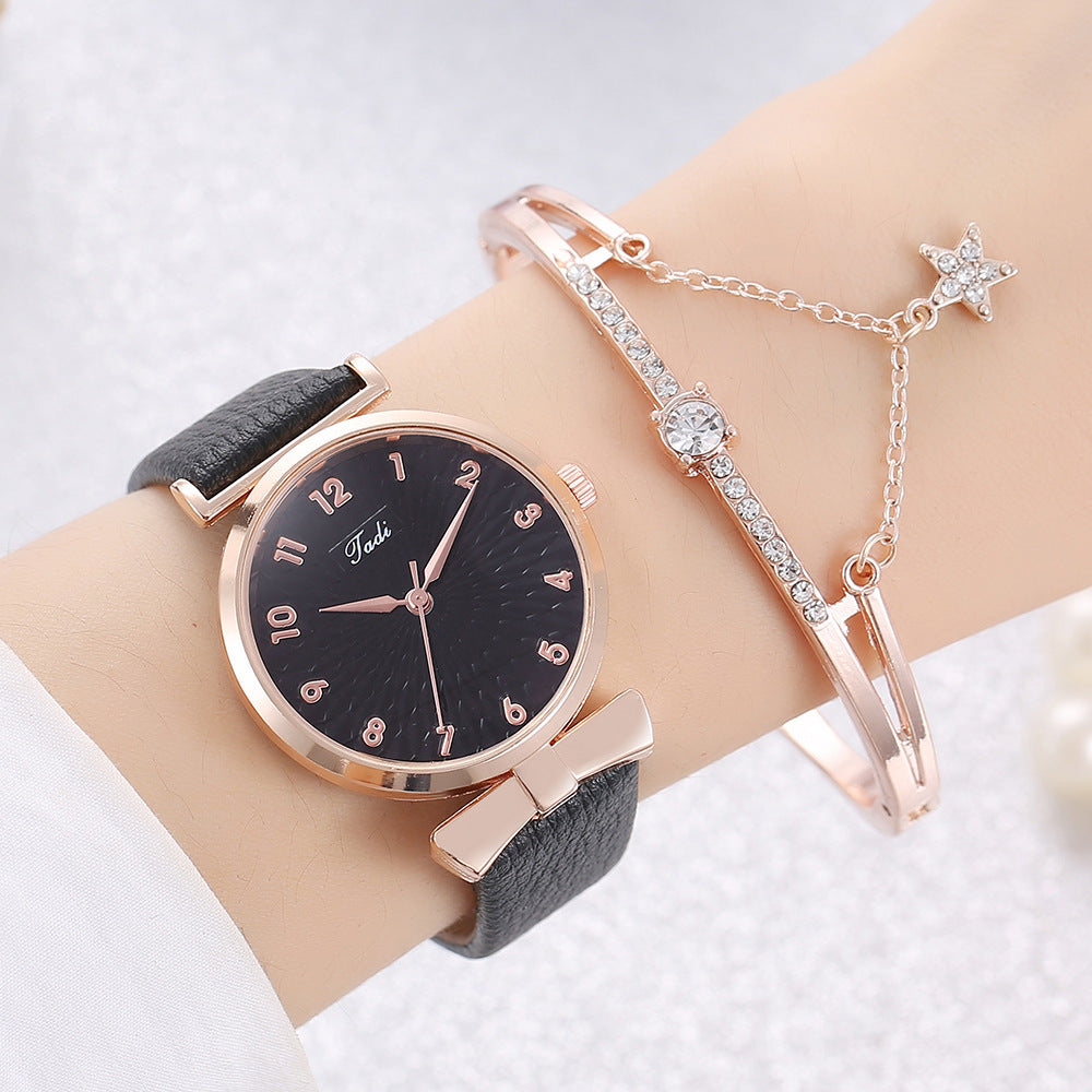 Uhr Studentin Neue Uhr Set Mode Literal Drainage Produkt Armband Set Uhr