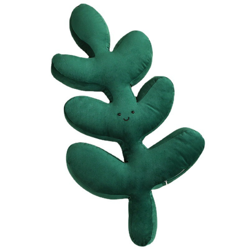 Coussin plante verte Philodendron