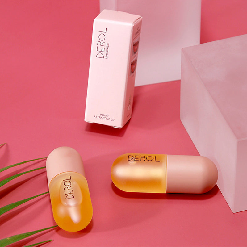 Tag Nacht Sofort Volumen Lippenfüller Öl Klar Lang Anhaltend Pflegend Reparierend Reduziert Lippenfältchen Pflege Lippen Schönheit Kosmetik