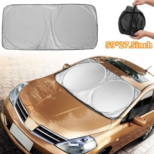 Trendy Car Window Sunshade Sun Shade Visor Windshield Cover Auto Car