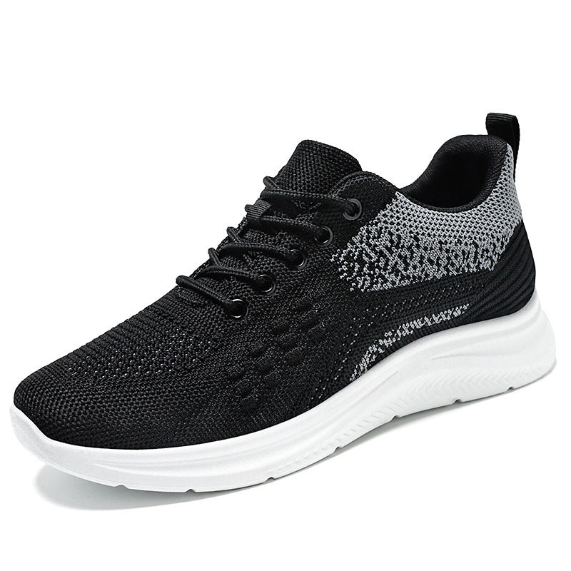 Schnür-Sneakers Damen Leichte atmungsaktive Flats Schuhe