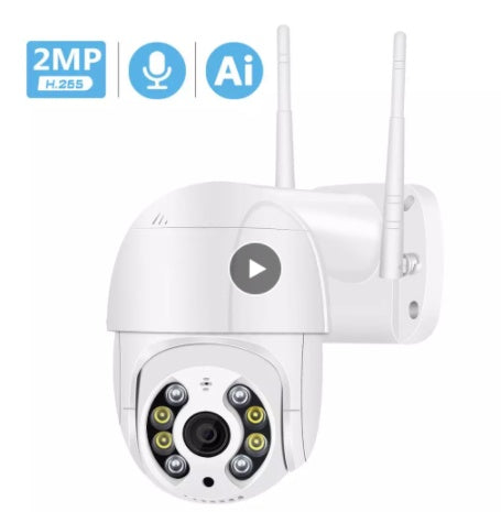 Elegant Cross Border New Wireless Wifi Surveillance Camera Dual Light