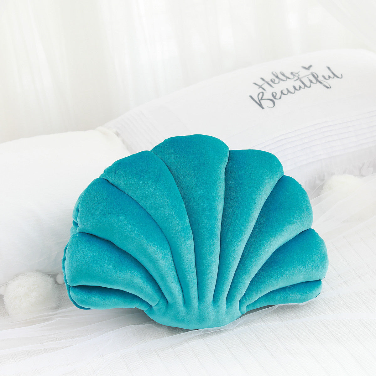 Modern Simulation Shell Pillow Cushion Doll Nap Pillow for Cozy Home