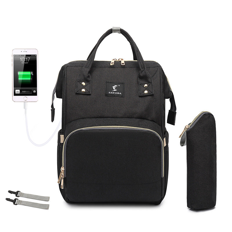 Tragbares faltbares Babybett, Multifunktionale Wickeltasche