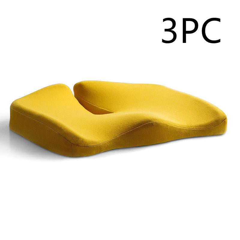Coussin de siège de décompression et oreiller lombaire de soutien dorsal en tissu respirant antidérapant et résistant à l'usure pour chaise de bureau