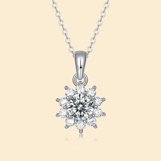 Temperament 925 Silver Moissanite Necklace