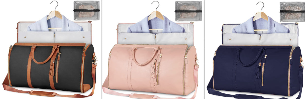 Sac de voyage grande capacité pour femme Sac à main Sac de costume pliant Sacs fourre-tout étanches pour vêtements