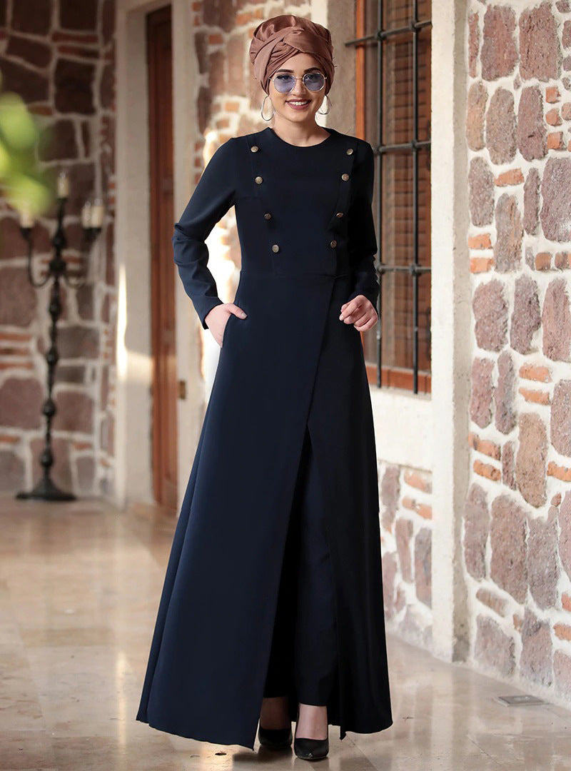 Robe de soirée musulmane, robe de banquet, robe de prière