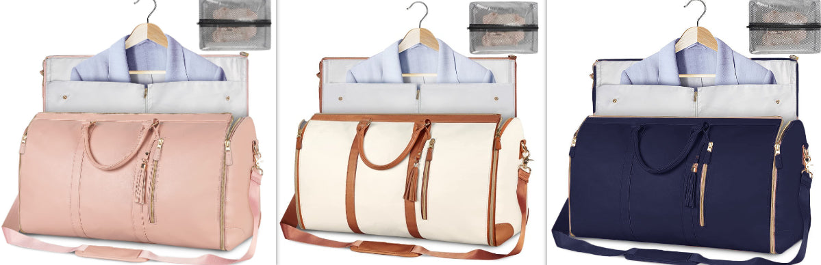 Sac de voyage grande capacité pour femme Sac à main Sac de costume pliant Sacs fourre-tout étanches pour vêtements