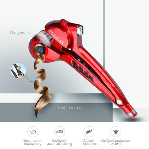 Trendy Professional Ceramic Hair Steam Machine Hair Curler Roller Cur