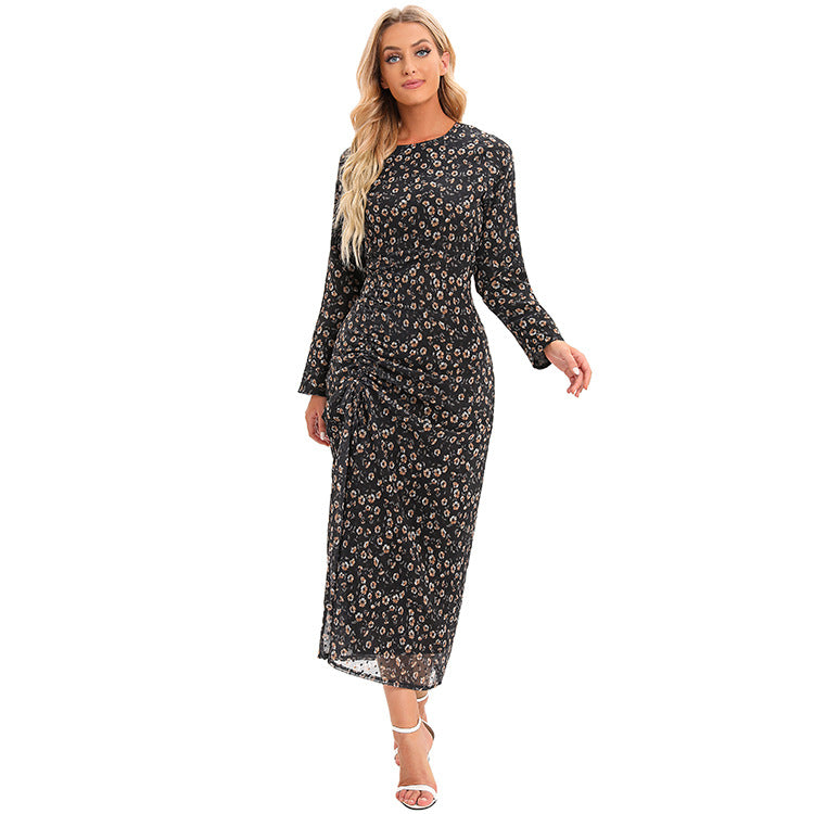 Muslim Fashion Hijab Dress Printed Abayas For Women