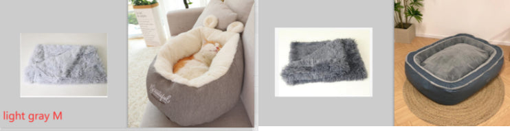 Lit pour chien Oreiller Doux Sac de Couchage Coussin Niche pour Chiot