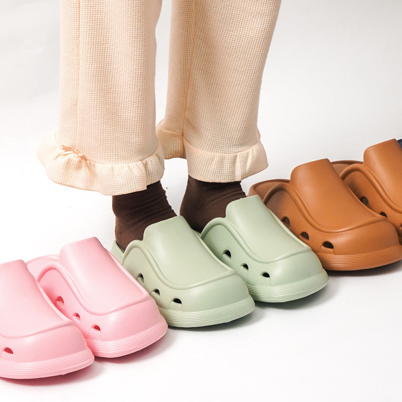 Baotou Dicke Unterseite Mode Hausschuhe Oberbekleidung Home Schuhe EVA rutschfeste Casual Strandschuhe