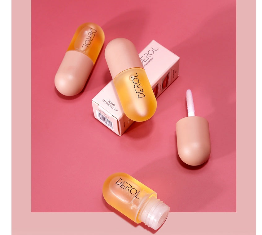 Tag Nacht Sofort Volumen Lippenfüller Öl Klar Lang Anhaltend Pflegend Reparierend Reduziert Lippenfältchen Pflege Lippen Schönheit Kosmetik