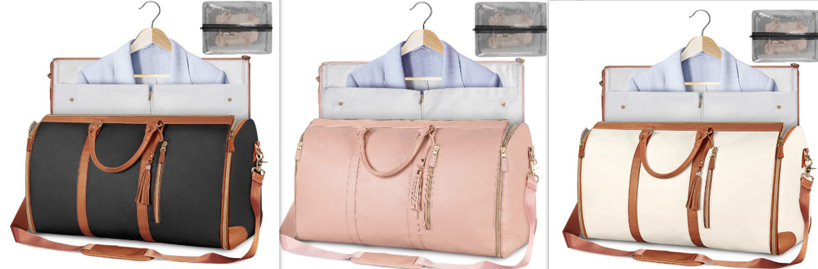 Sac de voyage grande capacité pour femme Sac à main Sac de costume pliant Sacs fourre-tout étanches pour vêtements