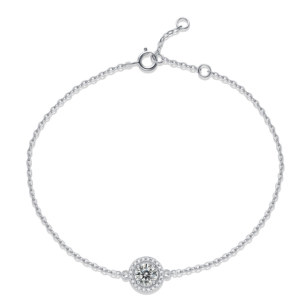 Luxury Bracelet - Set With Top-Quality Moissanite, Fashionable And